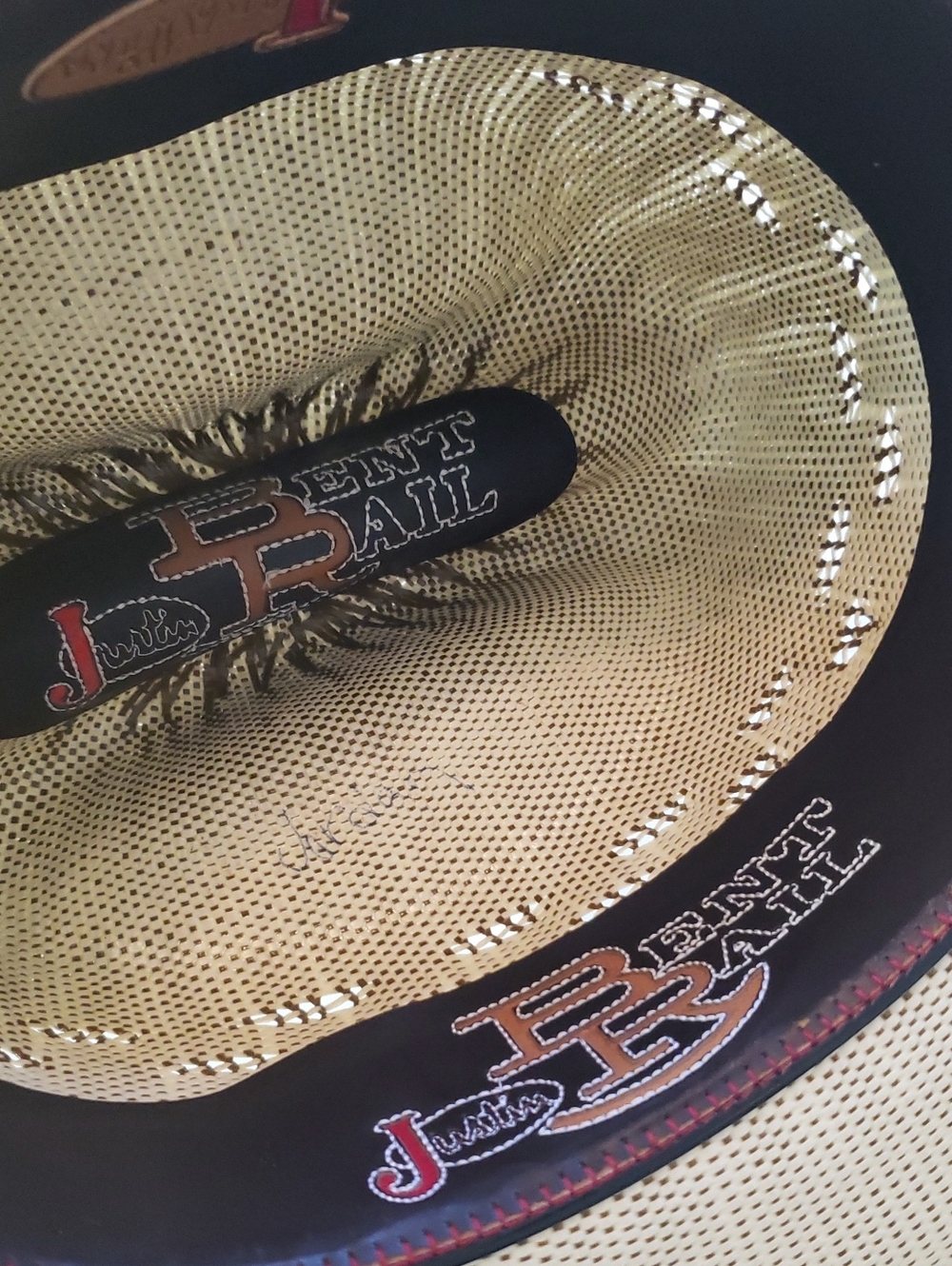 Justin Bent Rail Cowboy Hat - Picture 8 of 11
